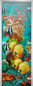 Стеклянная межкомнатная дверь Underwater World-17