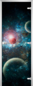 Стеклянная межкомнатная дверь Space-16