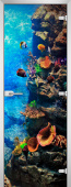 Стеклянная межкомнатная дверь Underwater World-15