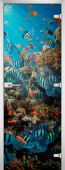 Стеклянная межкомнатная дверь Underwater World-16