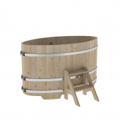 Купель овальная из кедра 0,95х1,60