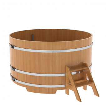 Купель круглая из лиственницы d=1,80