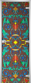 Стеклянная межкомнатная дверь Stained Glass-07