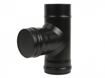 Тройник BLACK (AISI 430/0,8мм) 90*