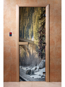 Дверь с фотопечатью A096