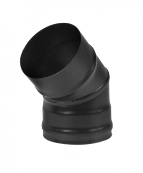 Колено BLACK (AISI 430/0,8мм) 45* 2-х секц.