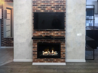 Встроенный биокамин Lux Fire Кабинет 530 S