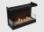 Встроенный биокамин Lux Fire Фронтальный 640 S
